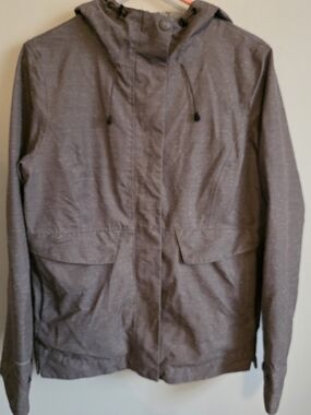 Royal Robbins Switchform Hooded Jacket Ladies Small Weatherproof Heathered Brown